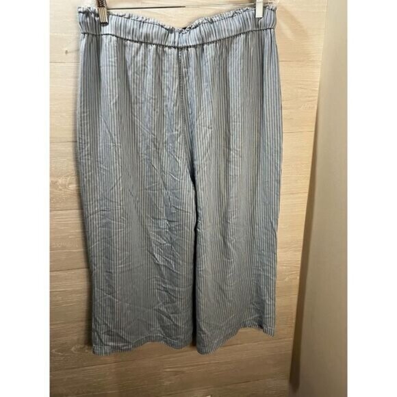 Zac & Rachel Pull on Wide Leg Crop Pant‎ with Drawstring Waist XL - Picture 3 of 7